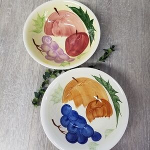 Genuine Ironstone handpainted bowls